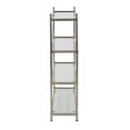 Better Homes & Gardens Silver Metal Etagere 4 Tier Bathroom Floor Shelf