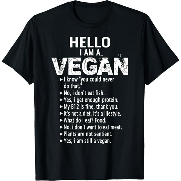 Funny Pro Vegan Activism TShirt Gym Athlete Gift Christmas T-ShirtMen's and women's short-sleeved pure cotton shirts