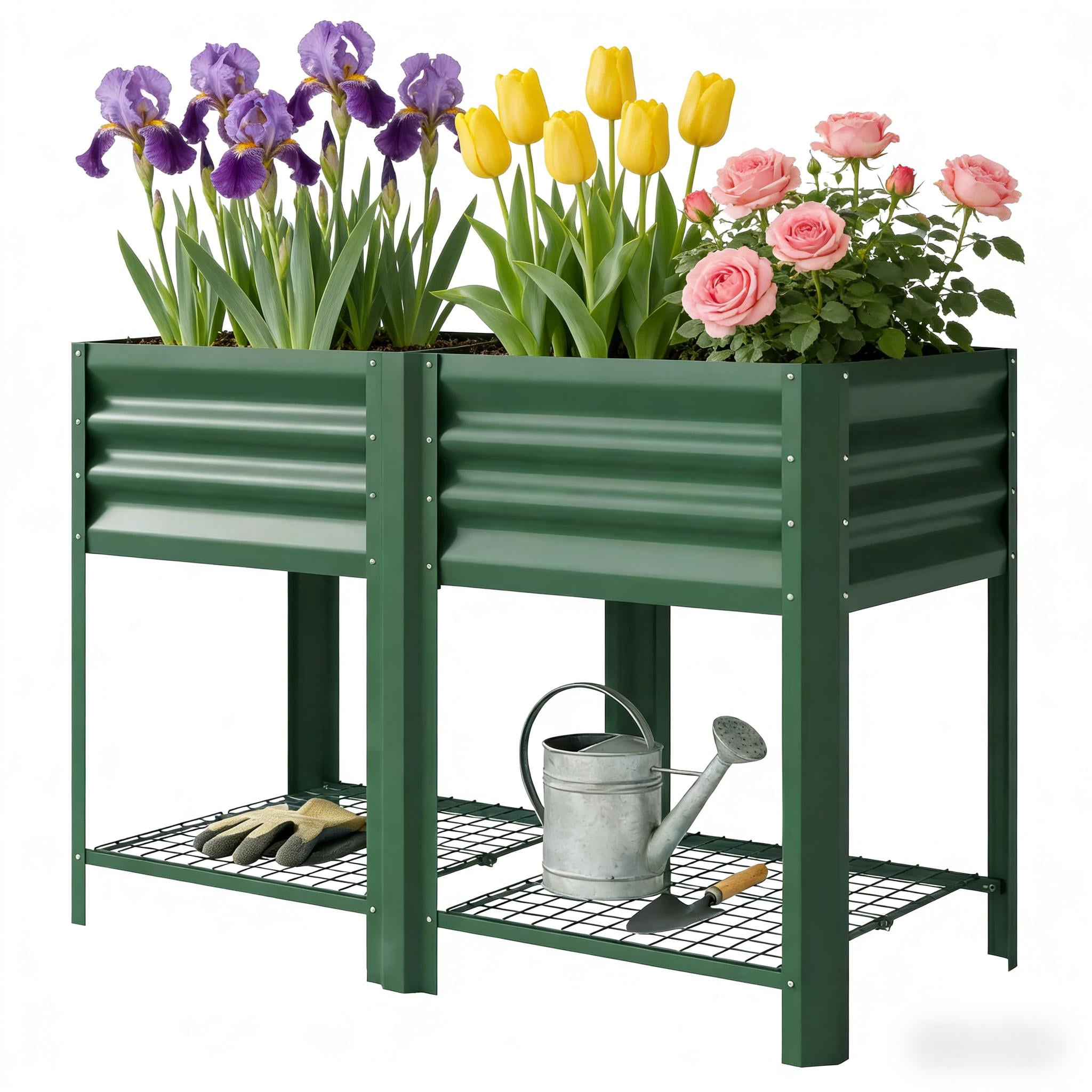 Planter Box, Outdoor Elevated Planter Box, Raised Garden Bed