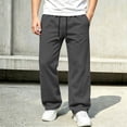 thumbnail image 5 of DJDLJWCJ Boys Solid Sweatpants Elastic Waist Casual Athletic Trousers Side Pockets Kids Sports Pants for School Dark Gray Size 5T, 5 of 8