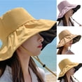 thumbnail image 1 of Neinkie Sun Visors Foldable Sun Hats for Women with UV Protection Wide Brim Summer Packable Shell Hat, 1 of 7