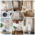 thumbnail image 6 of Ships Next Day Canvas Wall Art 12"x12", Happy Birthday Wood Framed Canvas Print Painting, Colorful Star Funny Celebration Ready to Hang Small Picture Wall Decor for Home Kitchen Dining Room Office, 6 of 9