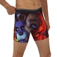 thumbnail image 4 of Lsque Five Nights At Freddy'S Pattern Men's Performance Stretch Underwear, Athletic Long Leg Briefs，Moisture-Wicking-X-Large, 4 of 6