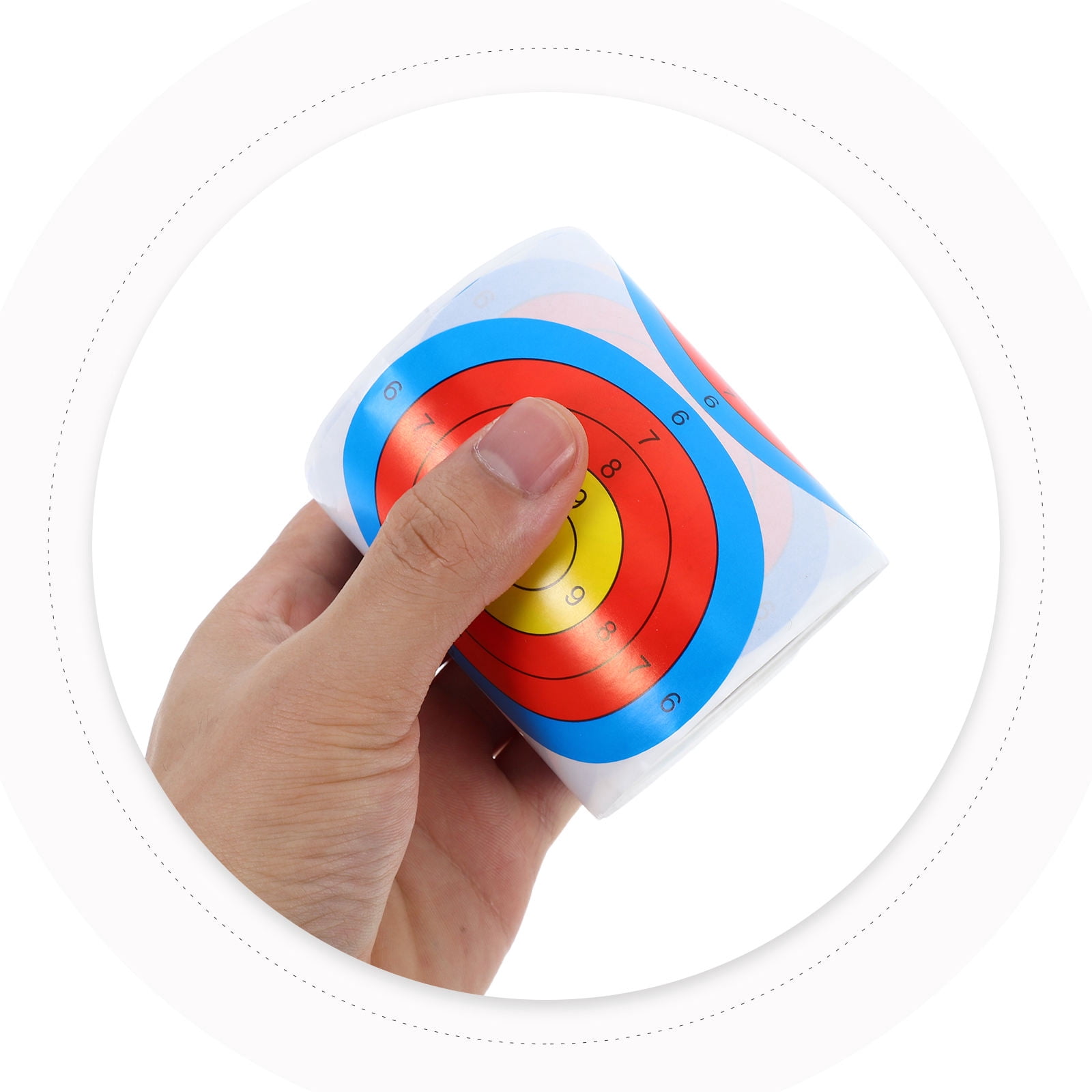 OUNONA Fluorescent Target Stickers for Shooting with Glow in Dark Feature and Easy Application