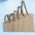 thumbnail image 5 of ERDOUY Gift, flowers, gift box packaging bag, square wide bottomed kraft paper flower cake gift handbag (brown, 17 * 17 * 17cm), 5 of 5