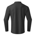 thumbnail image 4 of ZVNAΖH Mens Casual Mock Turtleneck T-shirts Long Sleeve, Slim Fit Undershirt Pullover Thermal Solid Tops Sizes M-3XL, 4 of 5