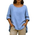 thumbnail image 3 of Blazers para mujer,Blusa informal con cuello en V y solapa para mujer, manga corta, poliéster suave, color liso para uso diario, sopatenor, 3 of 7