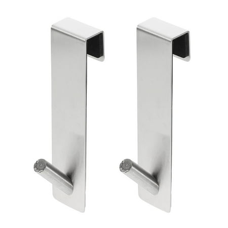 

2pcs Durable Towel Hooks Glass Door Hangers Over Door Coat Hanging Hooks