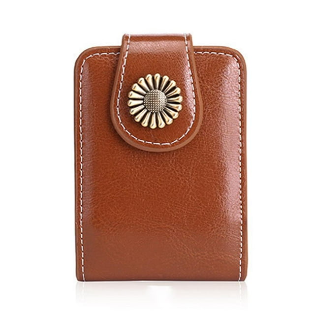 Étui à Rouge à Lèvres en Cuir PU avec Miroir Sac Cosmétique Portable pour Femmes Mini Sac à Rouge à Lèvres Beauté