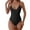 Black, variant on Women's One Piece Swimsuit Casual Fashion Backless Adjustable Strap Sexy Monokini Bikini Beach Swimwear for Summer Vacation Hot Spring Party,Black,L