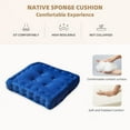 thumbnail image 4 of PALIFEUR Outdoor/Indoor Chair Cushions, Soft Comfortable Seat Cushion, Office Chair Seat Cushion for Kitchen, Living Room, Student Apartment, Office, 15.7x15.7x3.54 Inch, Blue, 4 of 6