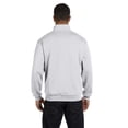 thumbnail image 2 of Adult NuBlend® Quarter-Zip Cadet Collar Sweatshirt - ASH - 2XL, 2 of 3