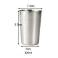 thumbnail image 2 of BCLONG Stainless Steel 30/70/180/320ml Beer Cola Cup For bar Coffee Shop, 2 of 10
