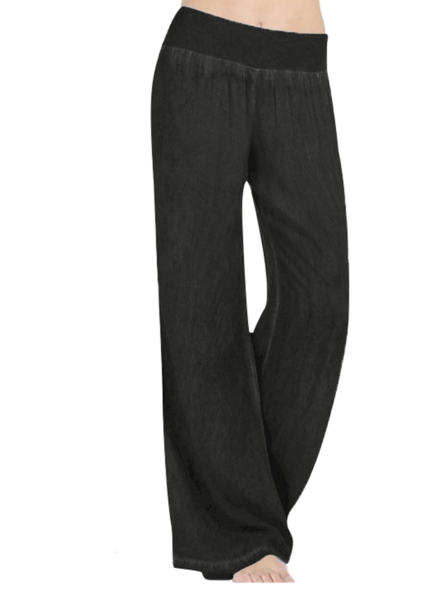 Abetteric Men Wide Leg Elastic Waist Long Pants Pocket Simple Sweatpant Abetteric Men Wide Leg Elastic Waist Long Pants Pocket Simple Sweatpant