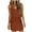 Brown, variant on Efsteb Womens Summer Dresses Casual Sleeveless V-Neck Spaghetti Straps Mini Short Beach Dresses with Pockets (Brown,L)