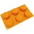 thumbnail image 3 of 2 Pcs Sunflower 6-Cavity Silicone Soap Mold for Handmade DIY Cake Chocolate Cupcake Biscuit Bread Muffin Candle Ice Cube Making Mould, 3 of 5