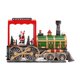 thumbnail image 1 of Linterna de bola de nieve con tren navideño musical iluminado para dormitorio, escritorio de oficina Papá Noel estático, 1 of 6