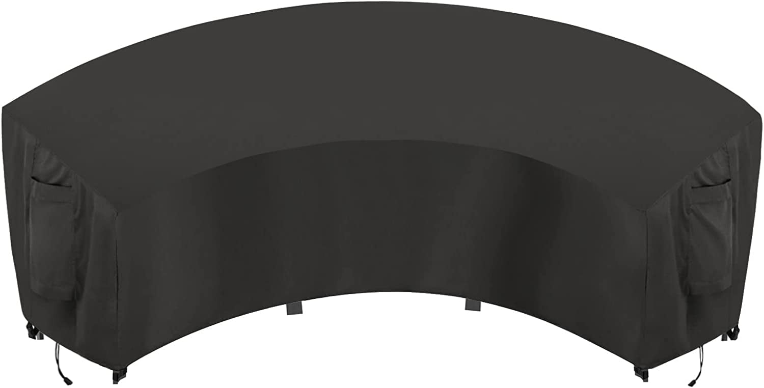 LINSHUI Waterproof Curved Outdoor Sectional Cover UV Resistant