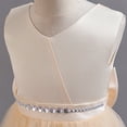 thumbnail image 6 of Girl Tulle Tutu Gown Flower Girl's Sleeveless Lace Princess Dresses with Big Bowknow Party Ball Tulle Pageant Gowns for Wedding, Birthday - 3-12T, 6 of 9