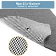 thumbnail image 7 of Semfri Bath Tub Shower Mat PVC Loofah Bath Mat Quick Drying Shower Stall Mat Shower Mat Bathtub Mat Non Slip 40 x 16 inch Soft Textured Tub Mat for Wet Area Quick Drying Gray, 7 of 7