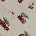 thumbnail image 4 of Woolrich Flannel Cotton Sheet Set, King, Tan Cars, 4 of 6