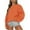 Orange, variant on Jsaierl Women's Sweatshirts Funny Solid Color Sweatshirts Crewneck Fall Sweater Tops Oversized Long Sleeve Blouses Winter Saving