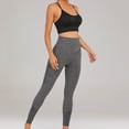 thumbnail image 5 of Sngxgn Womens Stretchy Leggings High Waist Trousers(Dark Gray,L), 5 of 8