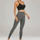 thumbnail image 4 of MKLEKYY Leggings deportivos para mujer, pantalones ajustados de cintura alta para fitness, nuevos pantalones deportivos para correr, pantalones de yoga sin costuras color melocotón, 4 of 4