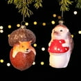 thumbnail image 3 of Shoreew Christmas Tree Decoration Squirrel Hedgehog Christmas Ball Ornaments Xmas Holiday Decor for Home Table Fireplace Office, 3 of 6