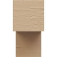 thumbnail image 2 of 2"W x 4"D x 4"H Classic Chapel Hill Rough Cedar Woodgrain TimberThane Corbel, Primed Tan, 2 of 6