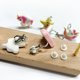 thumbnail image 2 of Pendientes con clip para la oreja para niños, con dibujos animados, sin orificio para la oreja, con forma de sirena y unicornio, 2 of 6