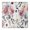 Pioneer Flower Floral-2, variant on Pioneer Flower Floral Print Pattern Square Fitted Tablecloth with Elastic Edge,Square Table Cover,Washable Elastic Table Cover for Home Kitchen Party Decor 34"x34"