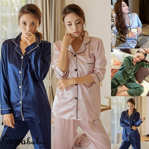 Vêtements de Nuit Homewear Pyjama Manches Longues Pyjama Sets