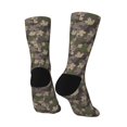 thumbnail image 3 of Goofa Camouflage maple Printed Men's Crew Socks, Soft Durable Breathable Moisture-Wicking with Odor Control Cotton socks, 3 of 9