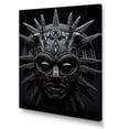 thumbnail image 2 of Designart "Tribal African Masks II" African Tribes Wall Art Living Room, 2 of 5