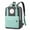 Gray green trumpet, variant on Minimalist Gray Mint Laptop Backpack, Casual Daypack for School Work Travel