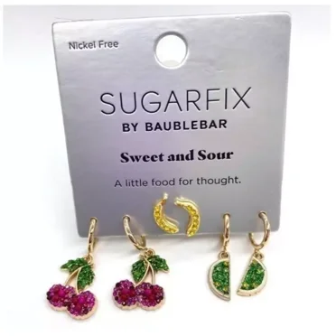 Sugarfix By Baublebar Sweet and Sour Set of 3 Earrings