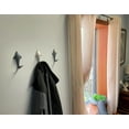 thumbnail image 3 of Zeckos Colorful Cast Iron Dolphin Wall Hooks 5 inch Set of 3, 3 of 8
