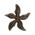 thumbnail image 2 of Acorn Manufacturing DPNGP Artisan Collection Beaded Starfish Knob, Museum Gold, 2 of 3
