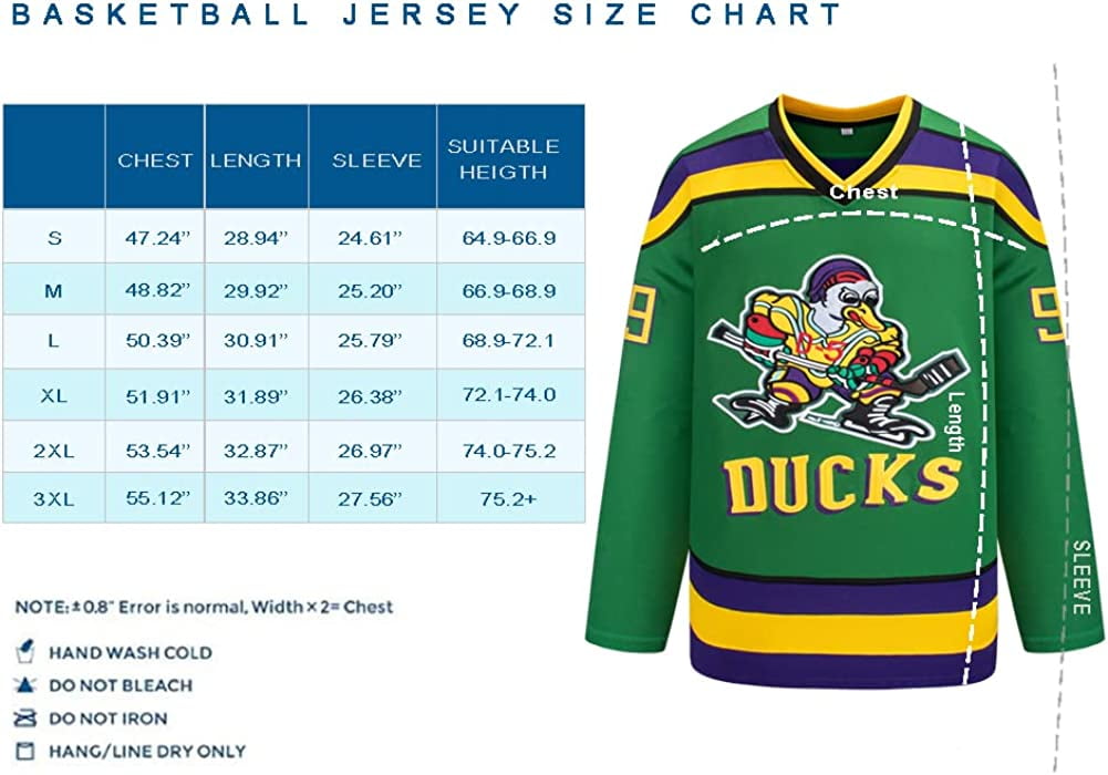 Hockey Jersey Sizing Chart – ™