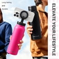thumbnail image 2 of Hatisan 24 oz Insulated Water Bottle, Magnetic Stainless Steel Water Bottle, with Mobile Phone Holder Tripod, Hot for 12H, Cold for 24H(Rose Red), 2 of 8