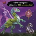 thumbnail image 3 of Kit de artesanía: El maravilloso libro de dragones mágicos de Klutz, 3 of 6