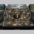 thumbnail image 4 of Renewold Deer Camo Hunting Forest Grey Car Front Back Seat Covers Full Set, Universal Fit Most Car SUV Van Truck, Fashion Auto Accessories Decor for Women Men, 4 of 7