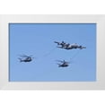 thumbnail image 3 of Lee Peterson 18x13 White Modern Wood Framed Wall Art Titled - Air Show III, 3 of 5