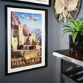 thumbnail image 2 of Yosemite Home Decor 'Mesa Verde' Glass 3D Collage Wall Art in Multi-Color, 2 of 6