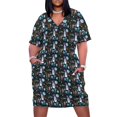 thumbnail image 1 of Happy Haunts-vestido holgado con bolsillos para mujer traje de fiesta de verano 999, 1 of 6