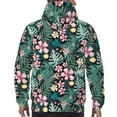 thumbnail image 7 of Daiia Rose Flowers for Men's Fashion Hoodies & Sweatshirts with Kangaroo Pocket Hooded Sweatshirt Breathable & Moisture Wicking-Small, 7 of 7