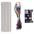 thumbnail image 1 of Mini Breadboard 65 Jump Wires Breadboard Power Module para Arduino (MB102 Black), 1 of 5