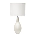 thumbnail image 1 of Lampe de table en céramique à base de quilles ovales de conception simple, 1 of 4