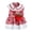 Red-M, variant on Strawberry Pattern Pet Dress Soft Thin Dog Cooling Dress Princesses Dress for Daily Walking or Parties